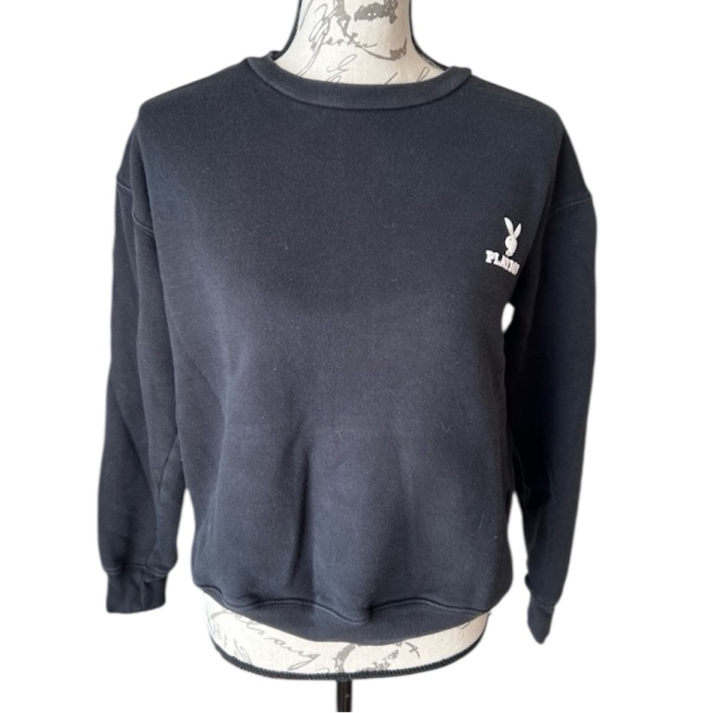 Joyrich x Playboy Black Crewneck Sweatshirt Sz S